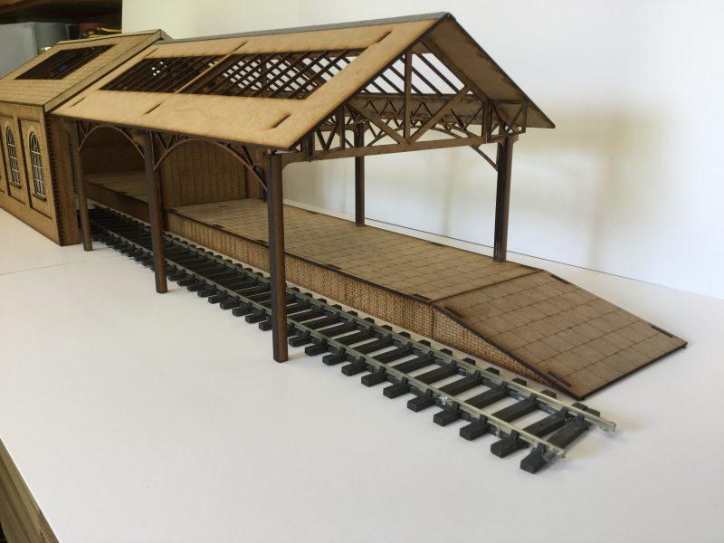 O Gauge Goods Shed Extension Bay & Platform